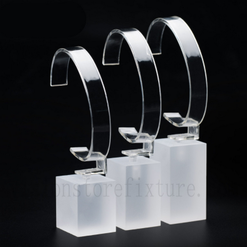 Clear acrylic watch display rack 