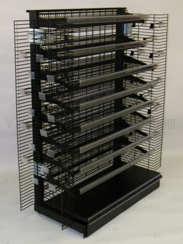 Wire Grid Gondola Shelving