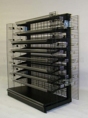 Wire Grid Gondola Shelving